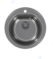 Кухненска кръгла мивка антрацит